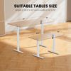 Electric Stand up Desk Frame,4 Memory Height Settings Height Adjustable Table Le