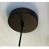 Hanging Single Blue Glass Fancy  Shade Ceiling Pendant Light 0145 BU/BK