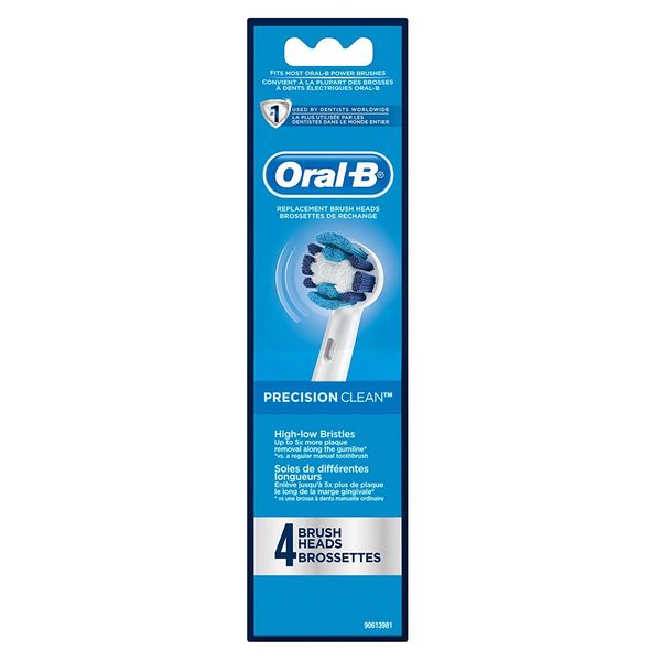 Oral-B Professional Precision Clean Replacement Brush Heads, 4ct