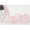 Berisfords Double FACE Poly Satin Ribbon, Pale Pink, 15 mm