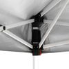 10 x 10FT Pop Up Height Adjustable Canopy Tent Folding Canopy w/Ropes Stake Grey