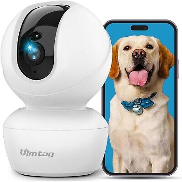 360° Pet Surveillance Camera with 3.5K Video & Motion Alerts for Peace of Mind