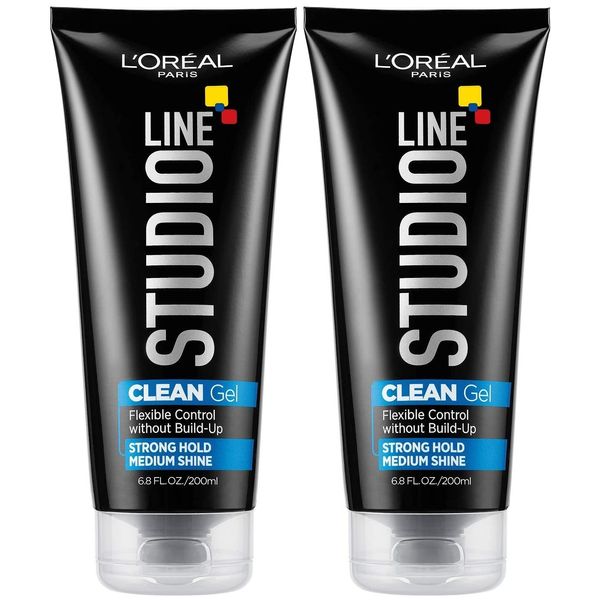 L'Oreal Paris Studio Line Clear Minded Clean Gel - Strong Hold 6.8 fl; oz. - Pack of 2