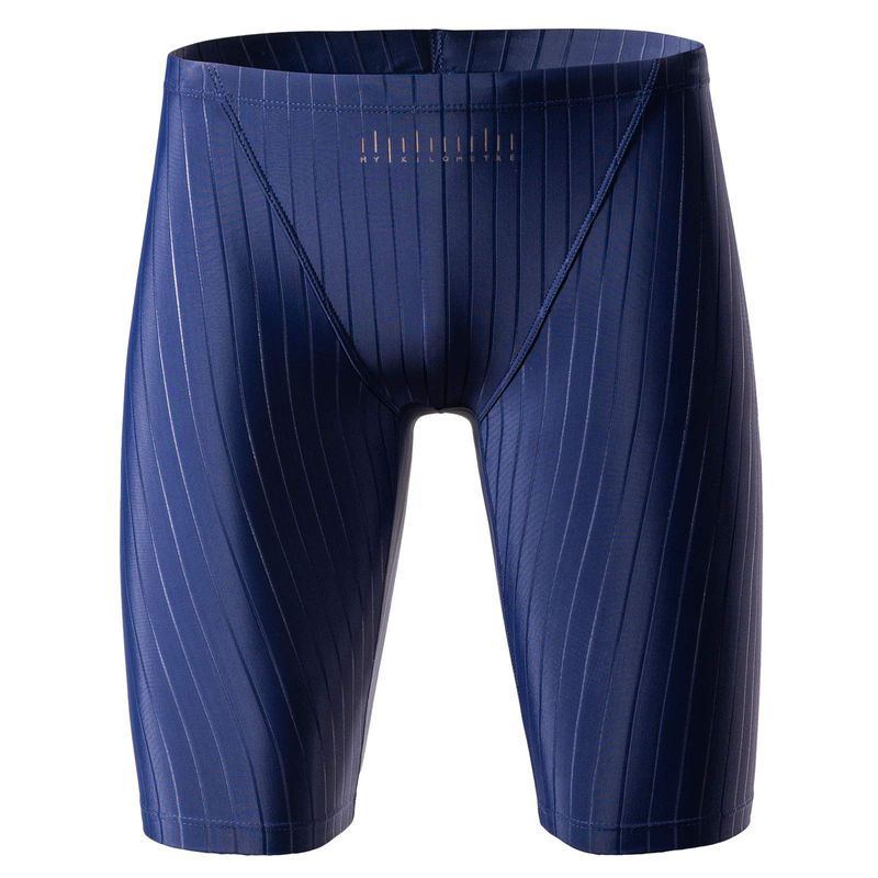MY KILOMETRE Men's Swimsuit Jammer Solid Swim Jammers Endurance Long ...