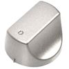 SPARES2GO Hot-Ari ix Control Switch Knobs compatible with Hotpoint Oven Cooker Hob (Silver, Pack of 2)