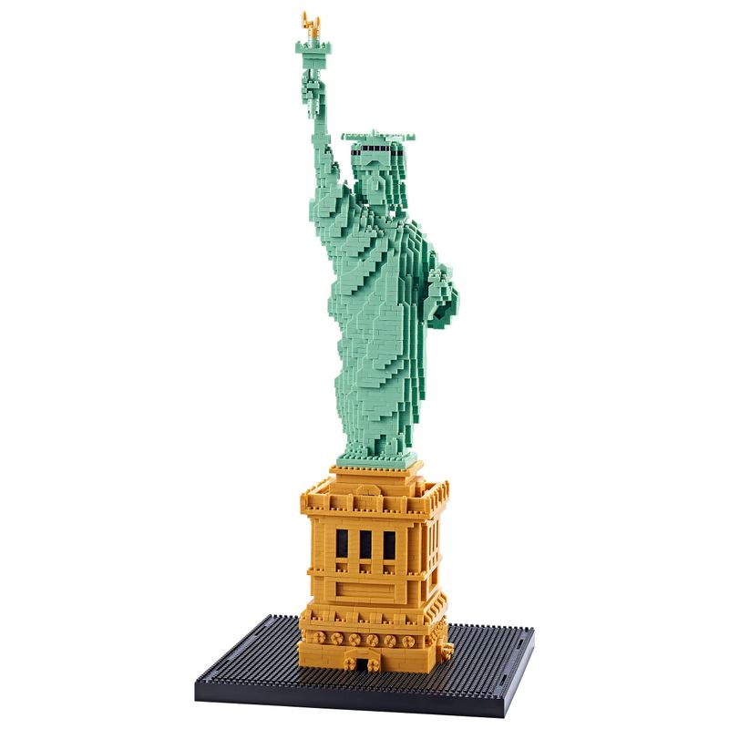 YaJie Statue of Liberty Architecture Micro Mini Blocks Building Set ...