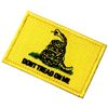Don't Step On Tactical Morale Applique Embroidered Velcro Patch Yellow
