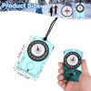 PATIKIL Orienteering Compass, Navigation Hiking Backpacking Compass for Map Reading Survival Outdoor Exploring, Blue
