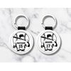 Custom Baseball Player Keychain – Personalized with Name & Team Number
