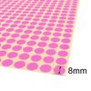 3,900 x Blue Sticky Dots - 8mm - Round Colour Coding Dot Stickers - 15 Sheets