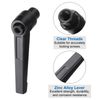 sourcing map 4pcs Clamping Lever Adjustable Handles M8 Metric Female Thread Level Handle Hand Knobs Quick Release Black for Lathe Machinery