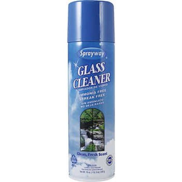 Sprayway Glass Cleaner Ammonia Free, Streak Free, Blue