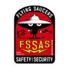 FLYING SAUCERS SAFETY AND SECURITY STICKER/FSSAS-E3 / CARTOON MASTER