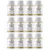 Ginkgo Biloba+Red Panax Ginseng, Helps Boost Brain Function - 12 Bottles