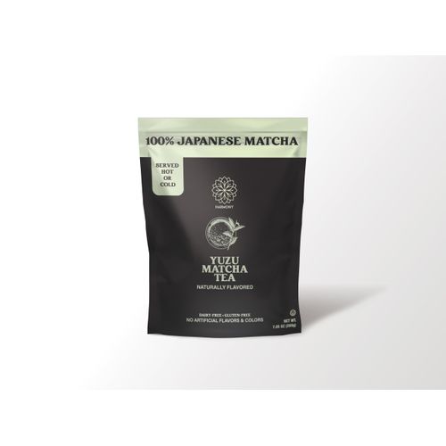 Harmony Proteins Matcha Powder Set - Premium Green Tea with Natural Yuzu, Smooth Flavor, Rich in Antioxidants & L-Theanine, No Preservatives - 200g Bag
