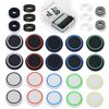 ZHI-NYLLDJS PS5/4 Compatible, Xbox Compatible, Switch Pro Controller, Stick Protection Ring, Controller, Assist Ring, Storage Case, 30 pcs (Black & White) A&B&C