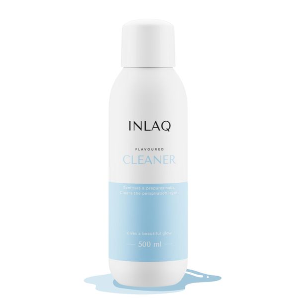 INLAQ® Cleaner UV Nail Polish Remover 500 ml bottle - UV Gel Polish Remover Nailcleaner - UV LED Nail Polish Cleaner