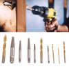 10PCS Screw Extractor and Left Hand Cobalt Drill Bit Set, Damaged Screw Remover Drill Extractor Combination Set with Storage Case