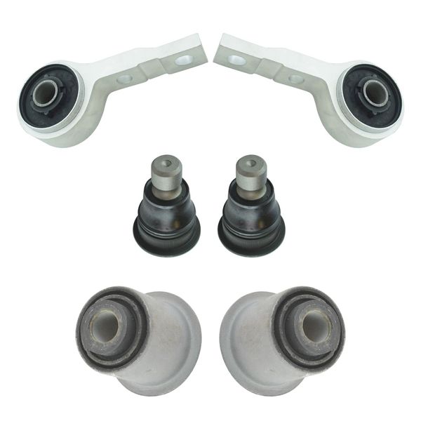Front Suspension Kit Ball Joint Control Arm Bushing Compatible with 2004-2009 Nissan Quest