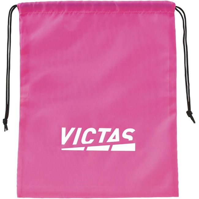 Victas 682101 Table Tennis Storage Bag, Shoe Case, Play Logo, Multi Bag, Hot Pink (7100)