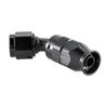 BLACK -6AN / 45° degree Hose End/PTFE/Swivel 6 AN Fitting -6
