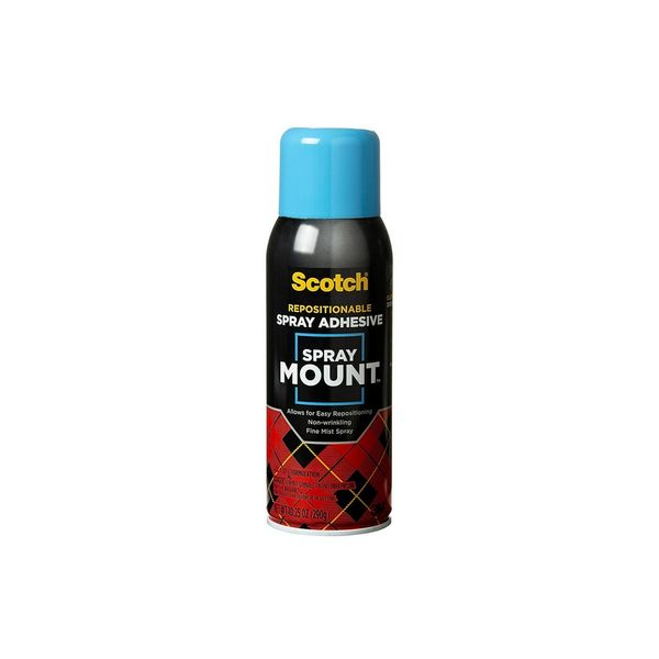 Scotch 6065 Spray Mount Adhesive, Repositionable,10.25 oz.