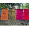 DharmaObjects Handmade Tibetan Affirmation Prayer Flags - Peace, Happiness, Courage, Love, Tranquility, Wisdom