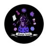 Always Purple Dragon with Dice Role Playing Game PopSockets Adhesive PopGrip