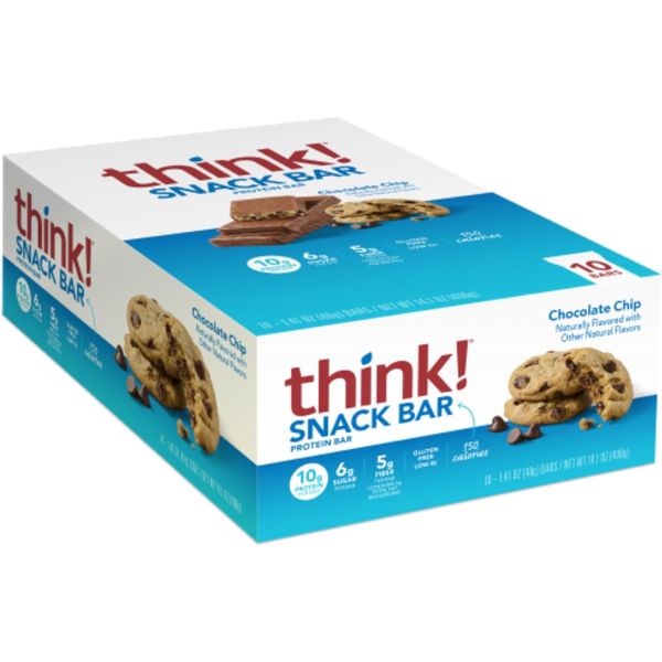 Protein & Fiber Bars, Chocolate Chip Bar, a Convenient and Delicious Snack