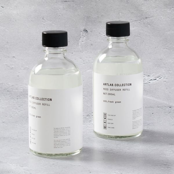 ARTLAB.COLLECTION Reed Diffuser Oil Refill Fresh green x 2 Art Lab Collection / ARTLAB. / Reed Diffuser / Room Fragrance / Refill / Oil / Gift / 280ml<br> Delivery to Okinawa and remote islands not available