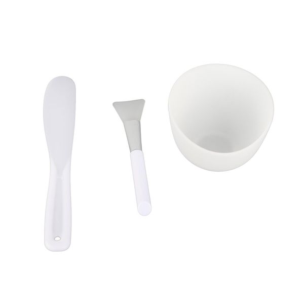 Facial Mask Mixing Bowl Set, DIY Facemask Mixing Tool Kit with Silicone Mask Bowl, Mask Brush and Spatula, Facemask Applicator DIY Skin Care Mixing Tool Kit for Home Use