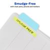 Avery Margin Ultra Tabs, 2.5" x 1", 2-Side Writable, Assorted Pastel Colors, 24 Repositionable Tabs (74769)