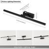 Dimmable Black Picture Lights with Remote and Timer Wireless Art Lights Recharge