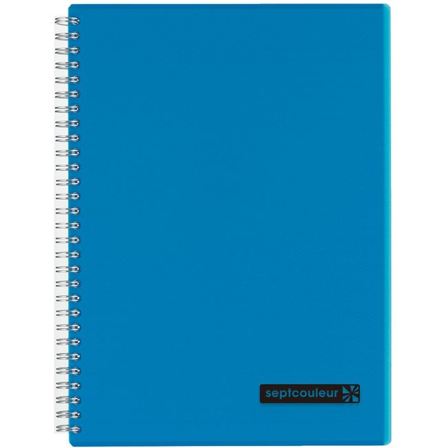 Maruman Septcouleur Ruled Notebook, bule