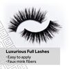 Eylure Dramatic Definition No. 126 Reusable Eyelashes, Adhesive Included, Black, 1 Pair