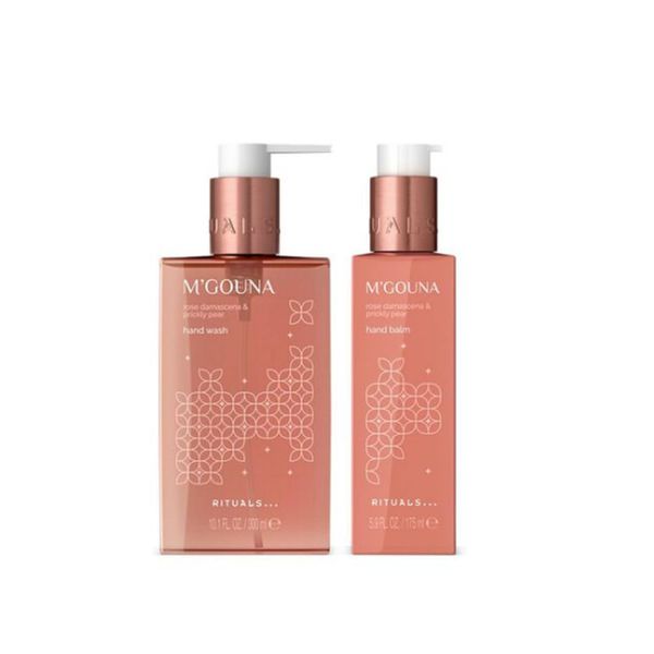 RITUALS M'Gouna Hand wash rose damascena and prickly pear 300ml Hand Balm 175ml Gift Set