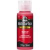 Folk Art FOLKART Multi Surface Acrylic Paint 2OZ, Apple Red, 59ml