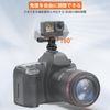 VRIG Gopro Mount, Cold Shoe Conversion Adapter, 1/4" Screw Hole, Cold Shoe Mount, 3 Knobs, Camera Tripod Mount, Lightweight Design, Multi-functional, Action Camera Mount, Universal Adapter,
