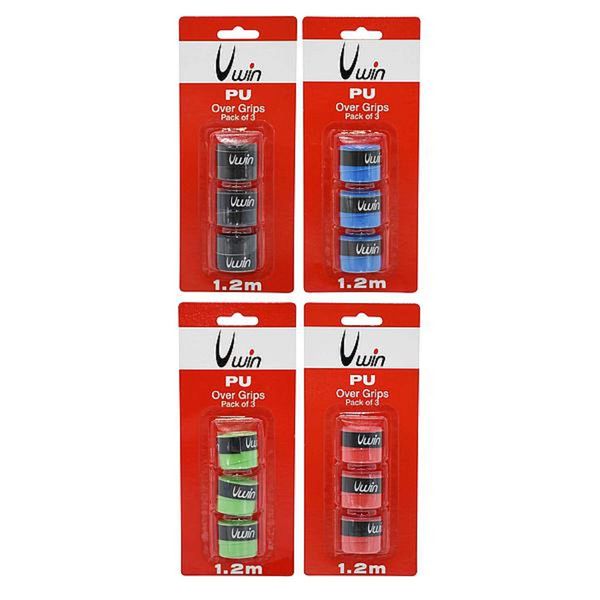 2021 Uwin Non-Slip Over Grip Replacement 1.2m x 0.6mm (Red)