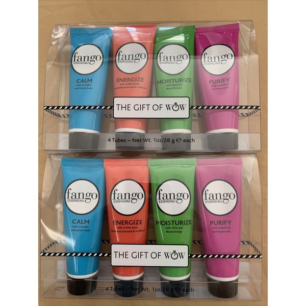 New 2 Pack Borghese Fango Essenziali The Gift Of Wow Face Mud Gift Set of 8