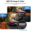 2Pcs 4MP Solar Wifi Security Camera Wireless 2-Way Audio Color Night Vision +64G