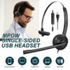 MPOW Bluetooth Wireless Noise Cancelling Headphone Single Headset Truck Driver