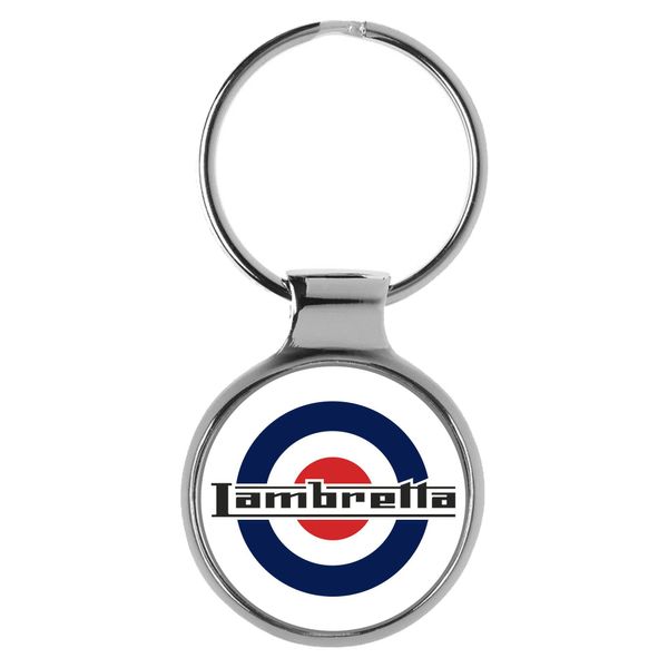 KIESENBERG Lambretta Scooter Keyring A-9779, silver