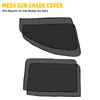 4PCS Car Front Rear Window Screen Mesh Sun Shade Cover Windshield Sunshade Visor