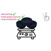 Quick Light Hookah Charcoal Discs, 3 Rolls, 30 Pieces Total