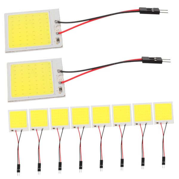 PACKOVE 10pcs Dimmable Led Panel Dome Light for Car Ceiling Rv Rv Dome Light Panel Car Reading