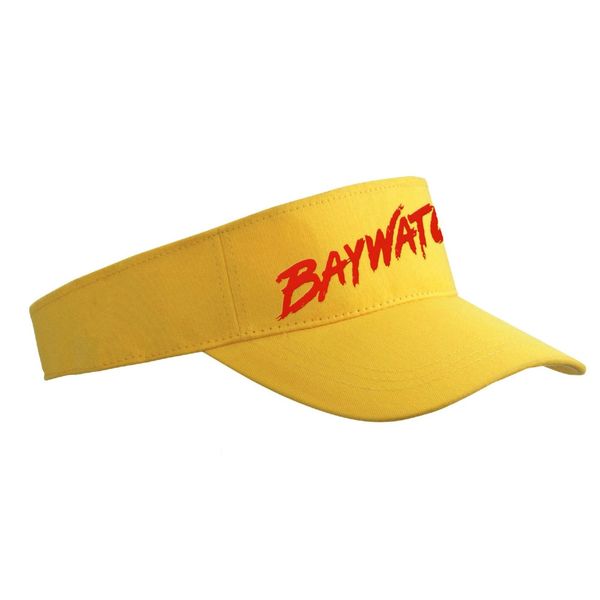 Baywatch Sun Visor (Yellow)(Size: One Size)