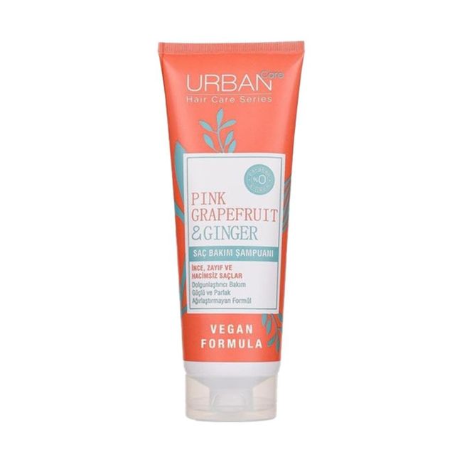 URBAN Care Pink Grapefruit & Ginger İnce Telli Saçlara Özel Dolgunlaştırıcı Saç Bakım Şampuanı 250 ml- Vegan