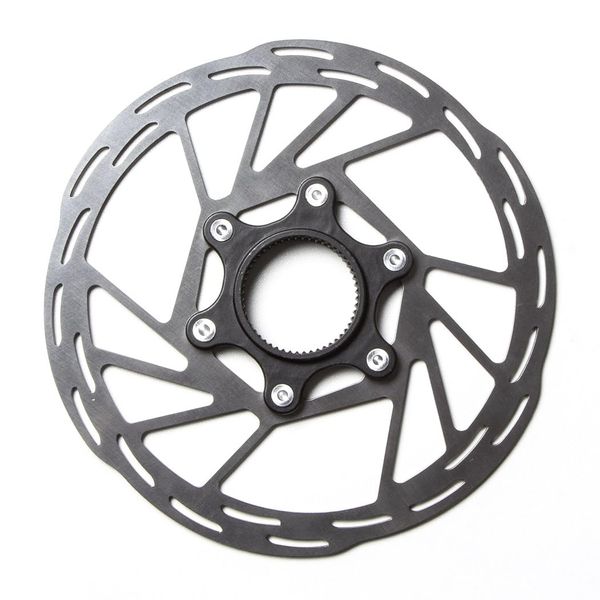 Clarks Cycle Systems A1 Black Centrelock Disc Brake Rotor, Silver/Black, 160mm