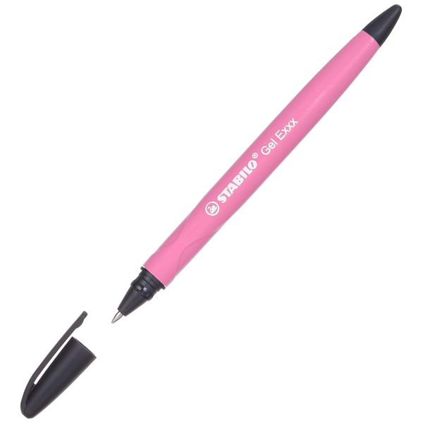 STABILO Gel Exxx 2038/56-01 Refillable Gel Pen/Erasable Rollerball Pen Pink